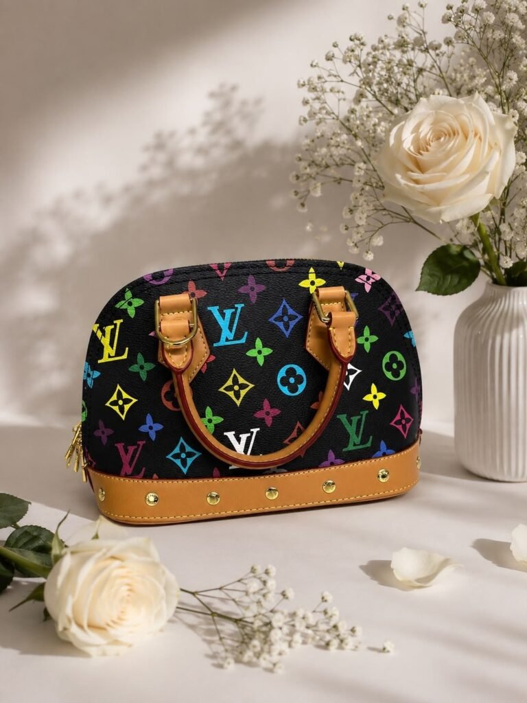 شنطة يد ملونة صغيرة