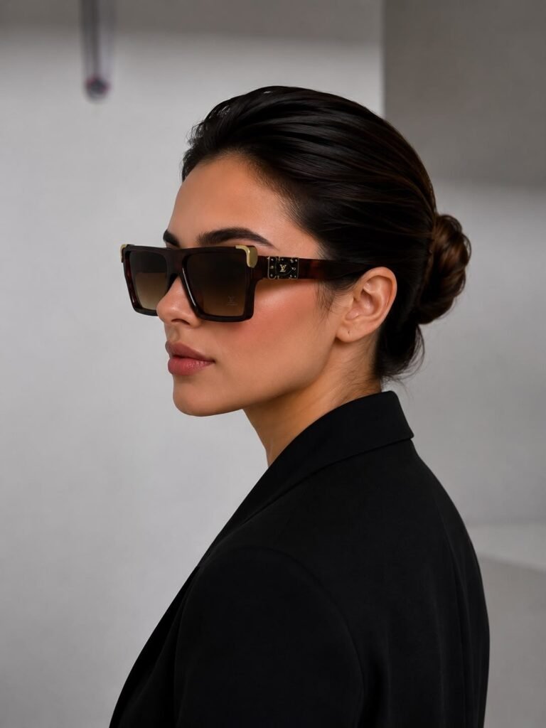 نظارة شمسية سوداء عصرية